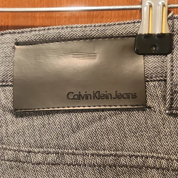 Calvin Klein Jeans Slim Straight W30 L32 Grey - Picture 8 of 15